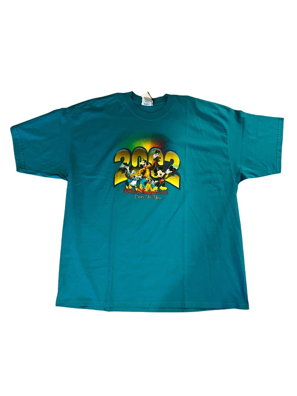 Vintage 2002 Walt Disney World 2002 Tee Shirt XXL New With Tags Deadstock Y2K